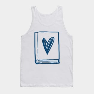 Book and Heart Tank Top